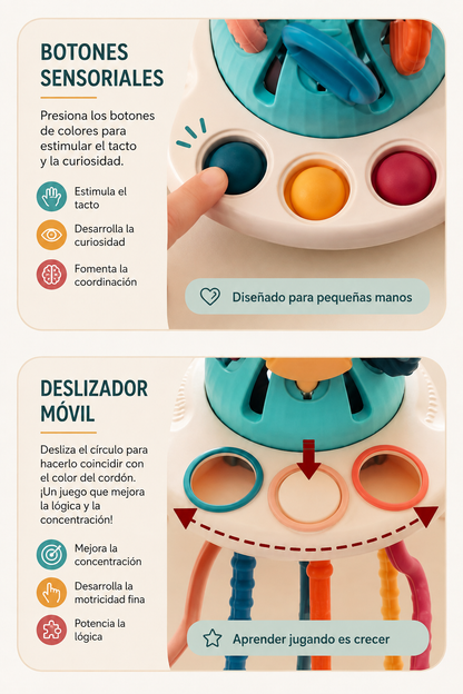 Nébula — Juguete sensorial de tracción