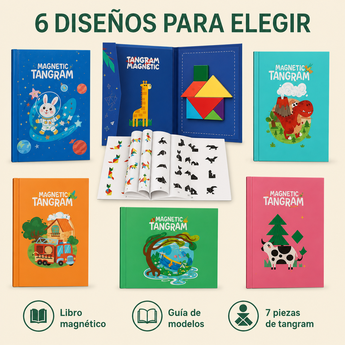 Forma — Tangram magnético de viaje