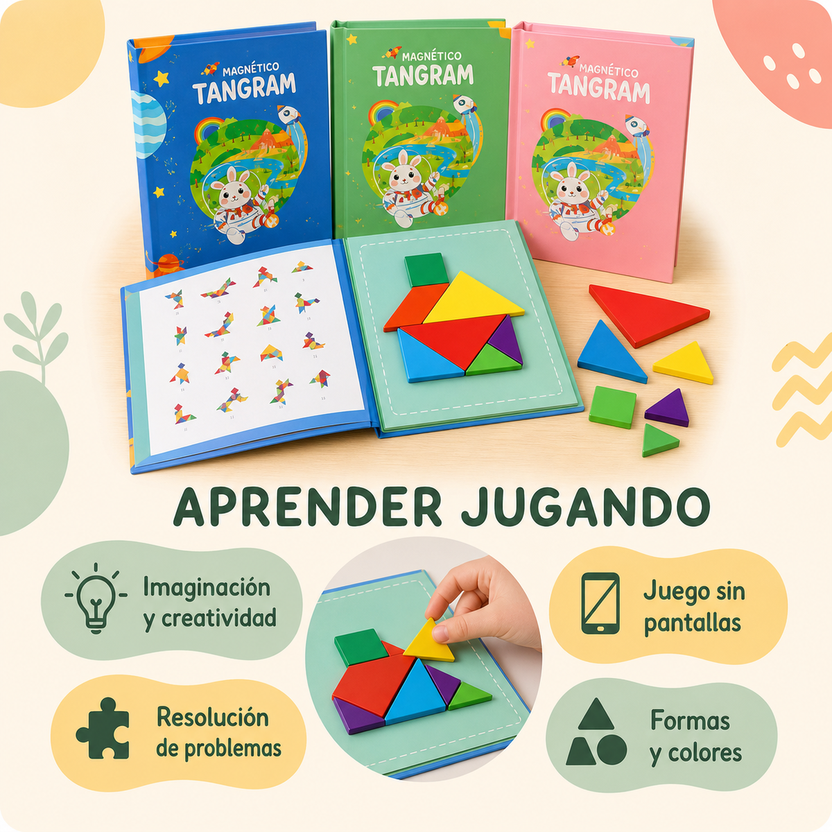 Forma — Tangram magnético de viaje