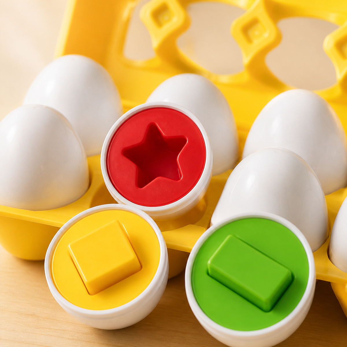 Nido — Huevos de formas y colores