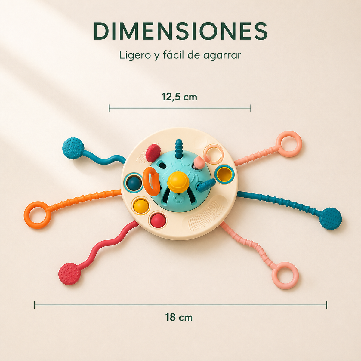 Nébula — Juguete sensorial de tracción