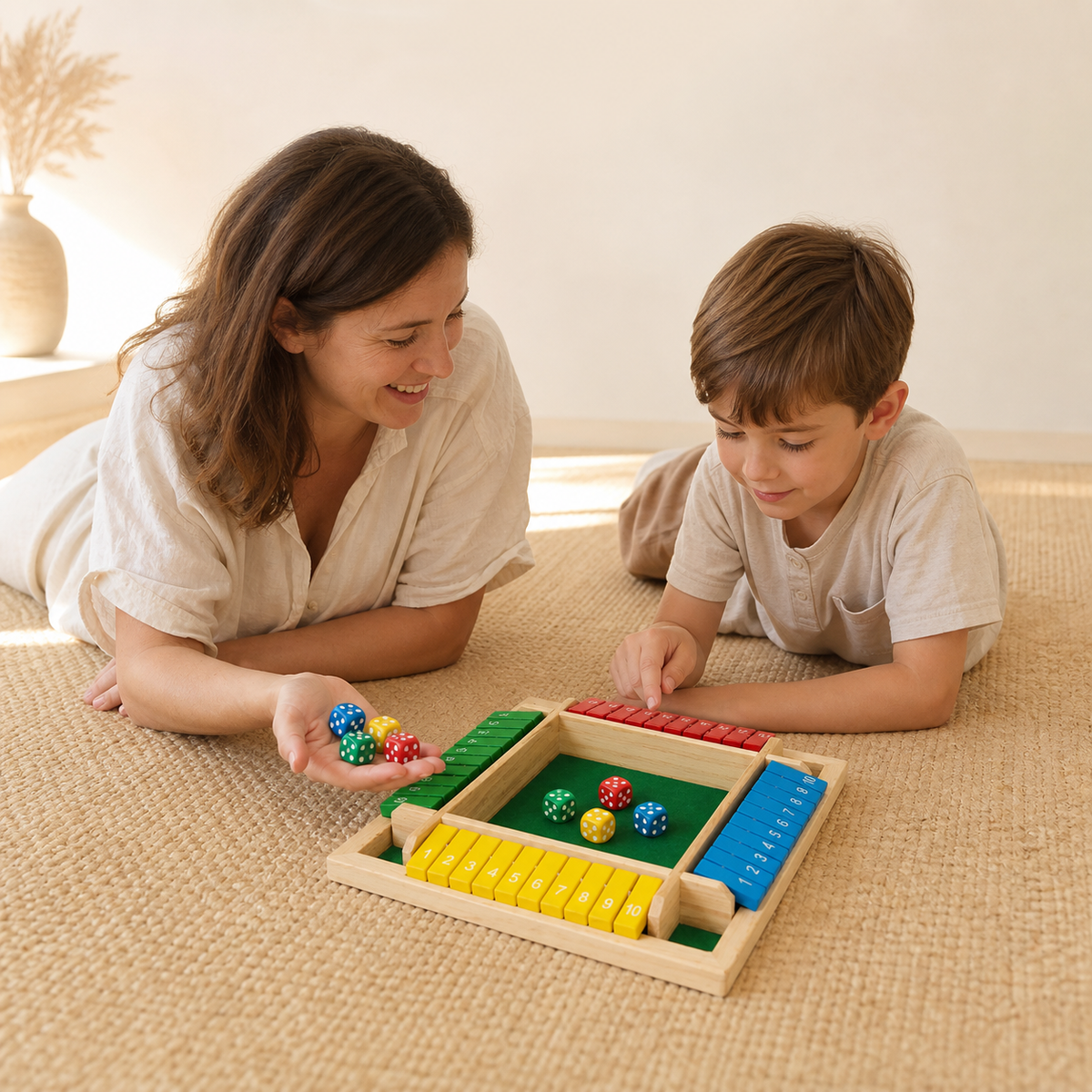 Numo — Juego de dados y cálculo en madera