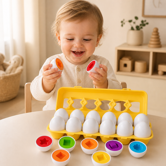 Nido — Huevos de formas y colores