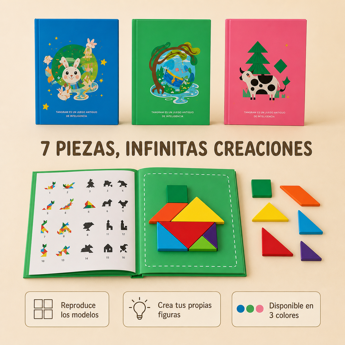 Forma — Tangram magnético de viaje