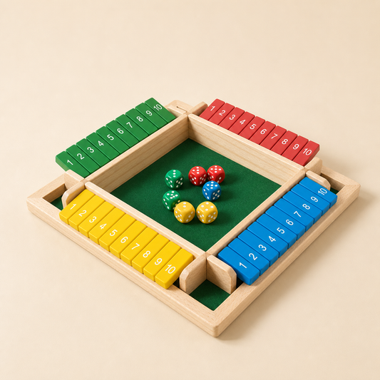 Numo — Juego de dados y cálculo en madera