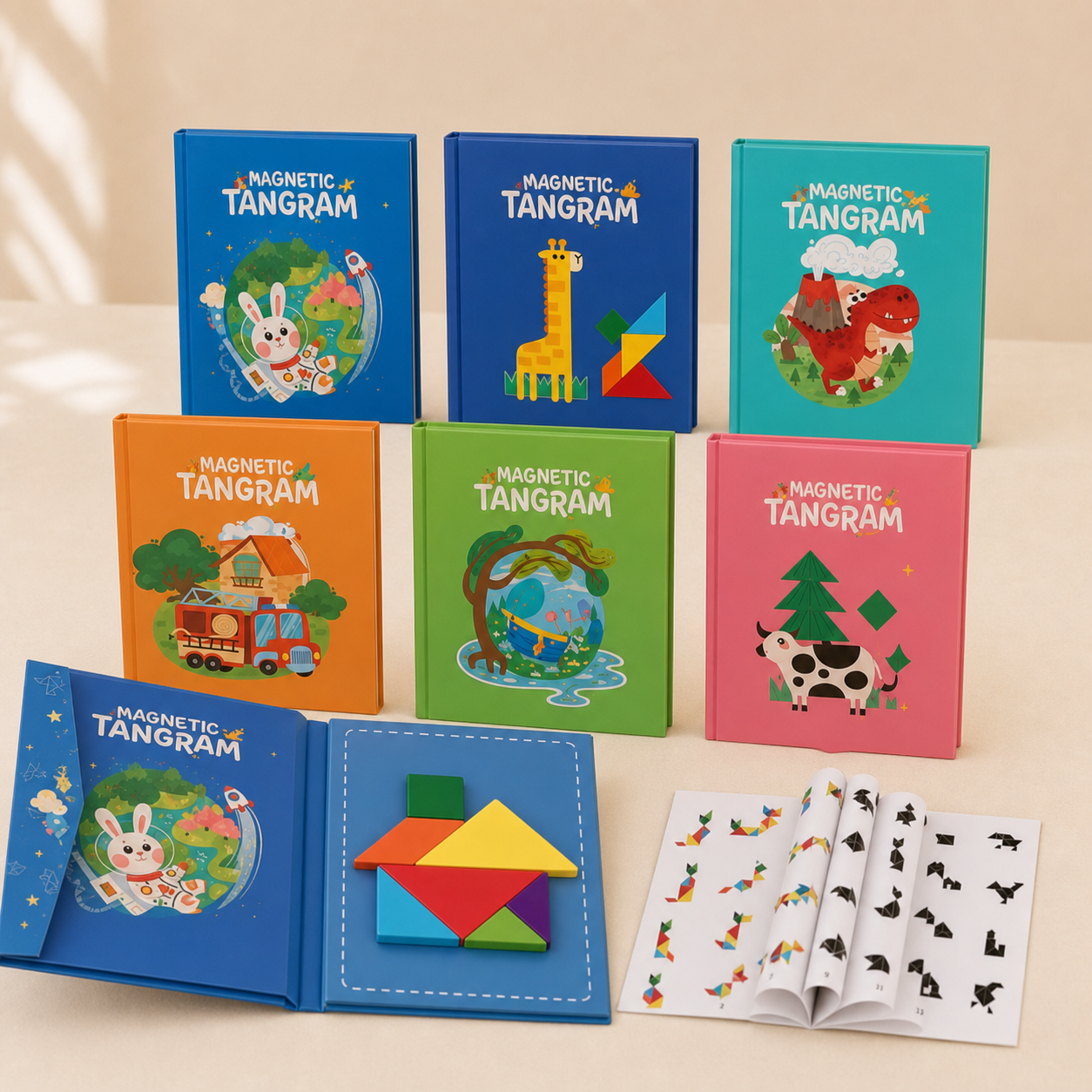 Forma — Tangram magnético de viaje